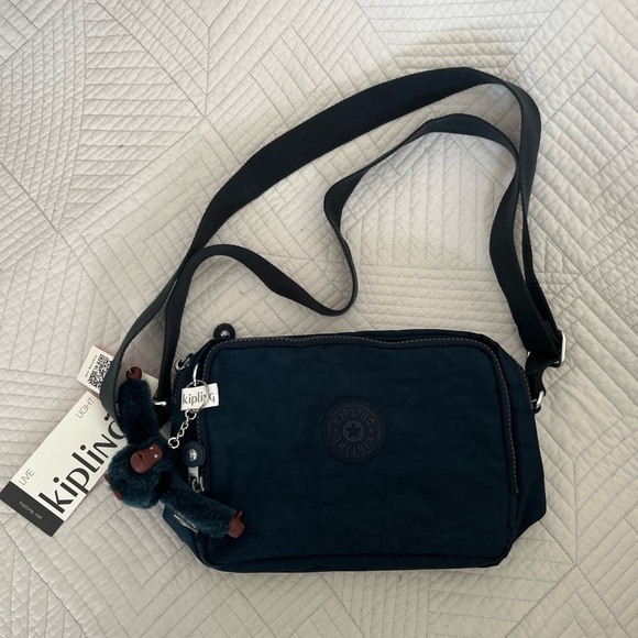 Kipling Handbags - NWT Kipling silen bag crossbody True Blue